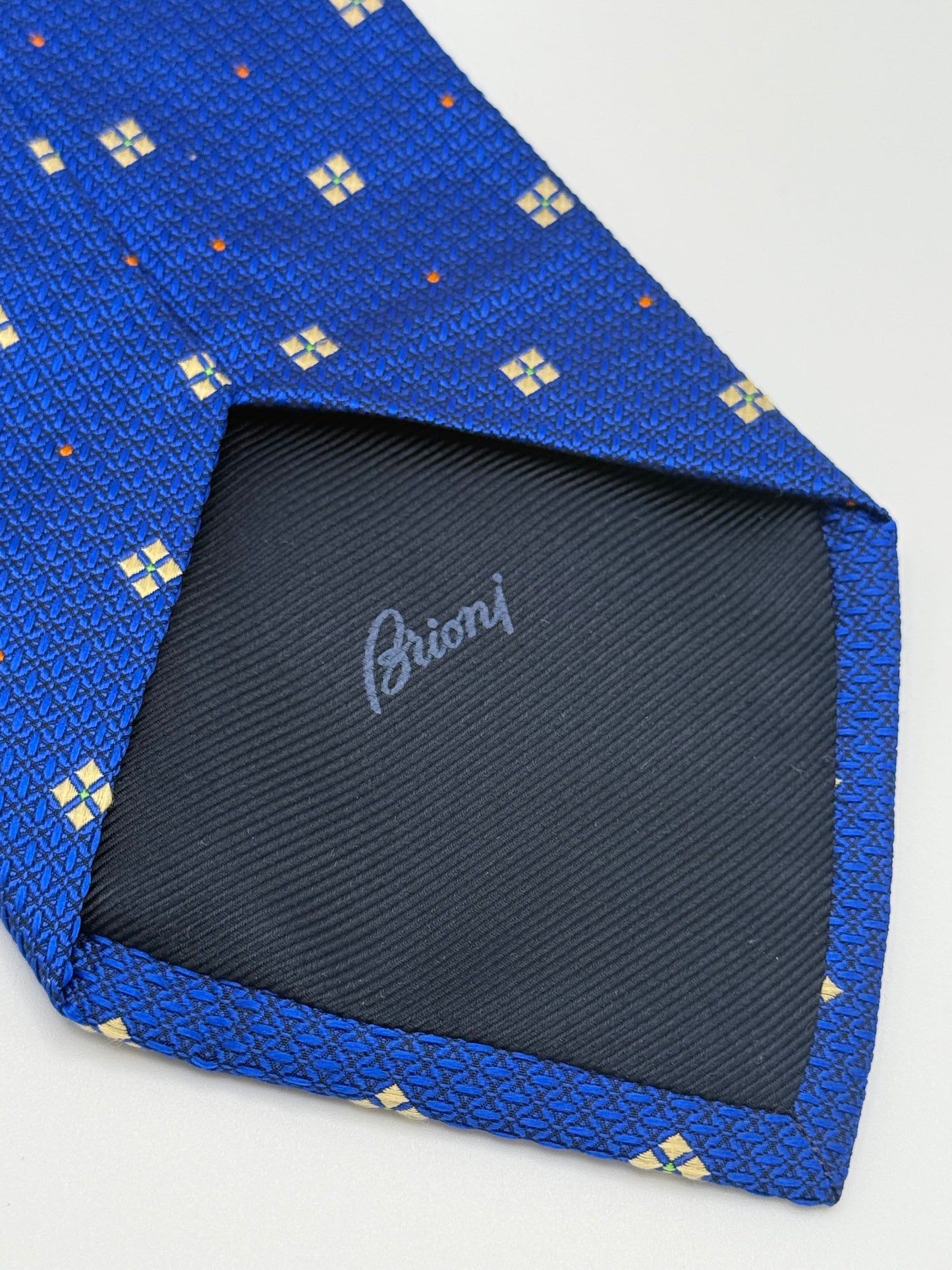 Blue Jacquard silk tie