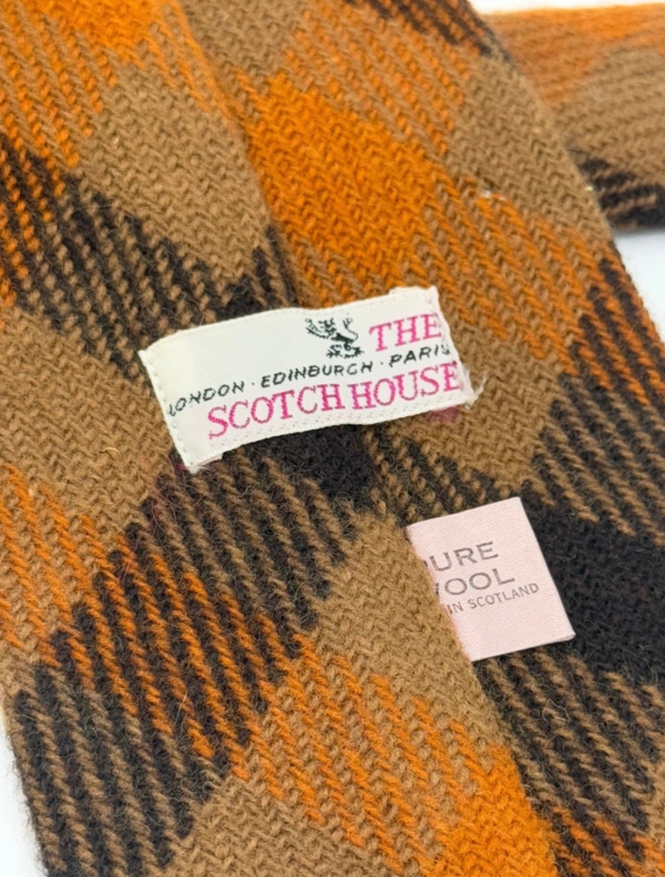 Scotch house wool tie