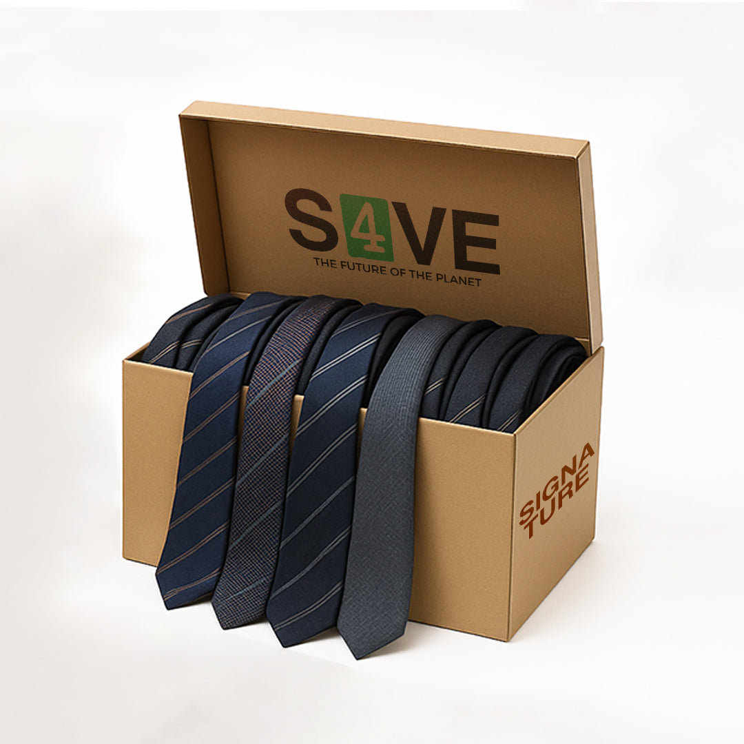 s4ve box of 100 designer ties