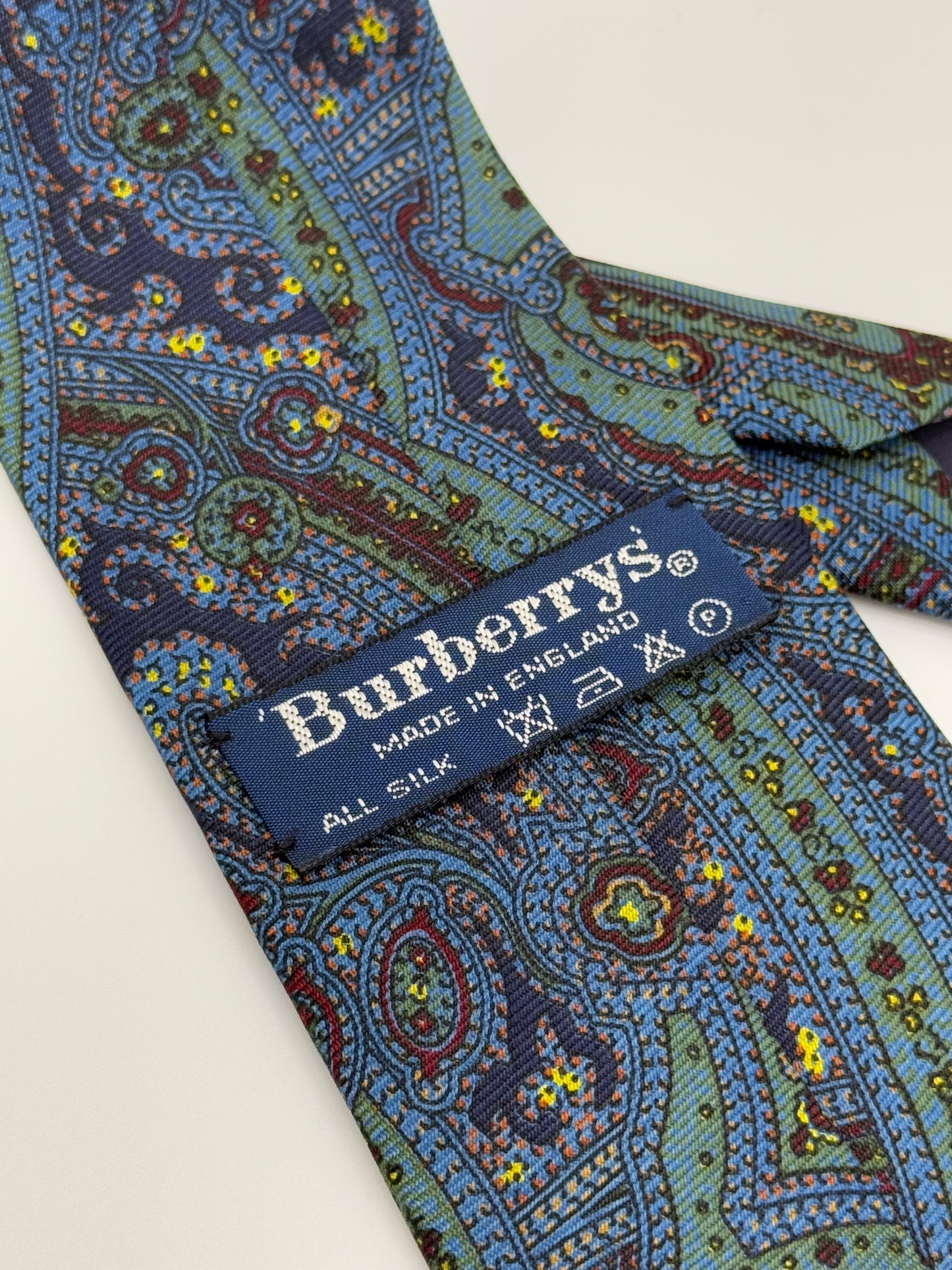 Cashmere pattern silk twill tie