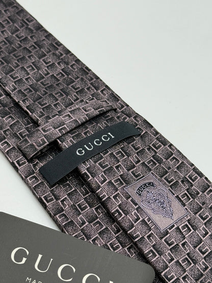 Jacquard GG silk tie