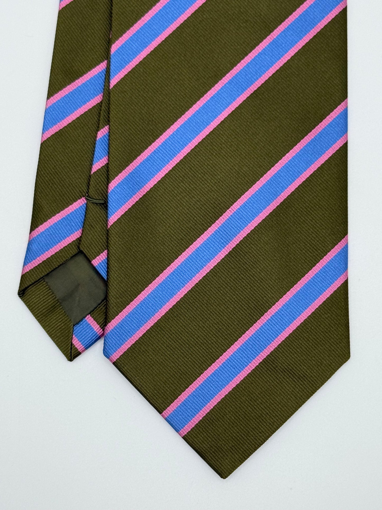 Dark green silk tie