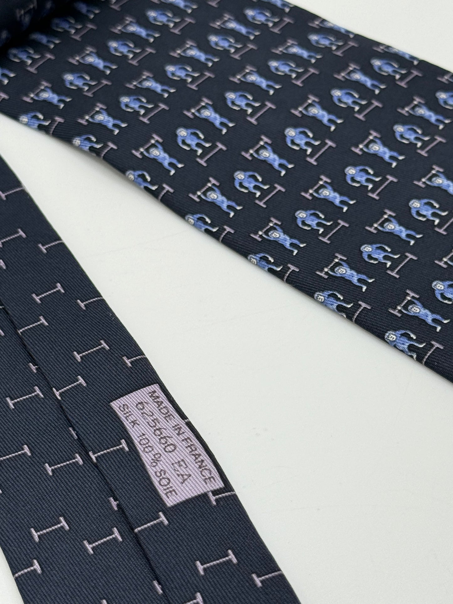 Dark blue twill silk limited edition