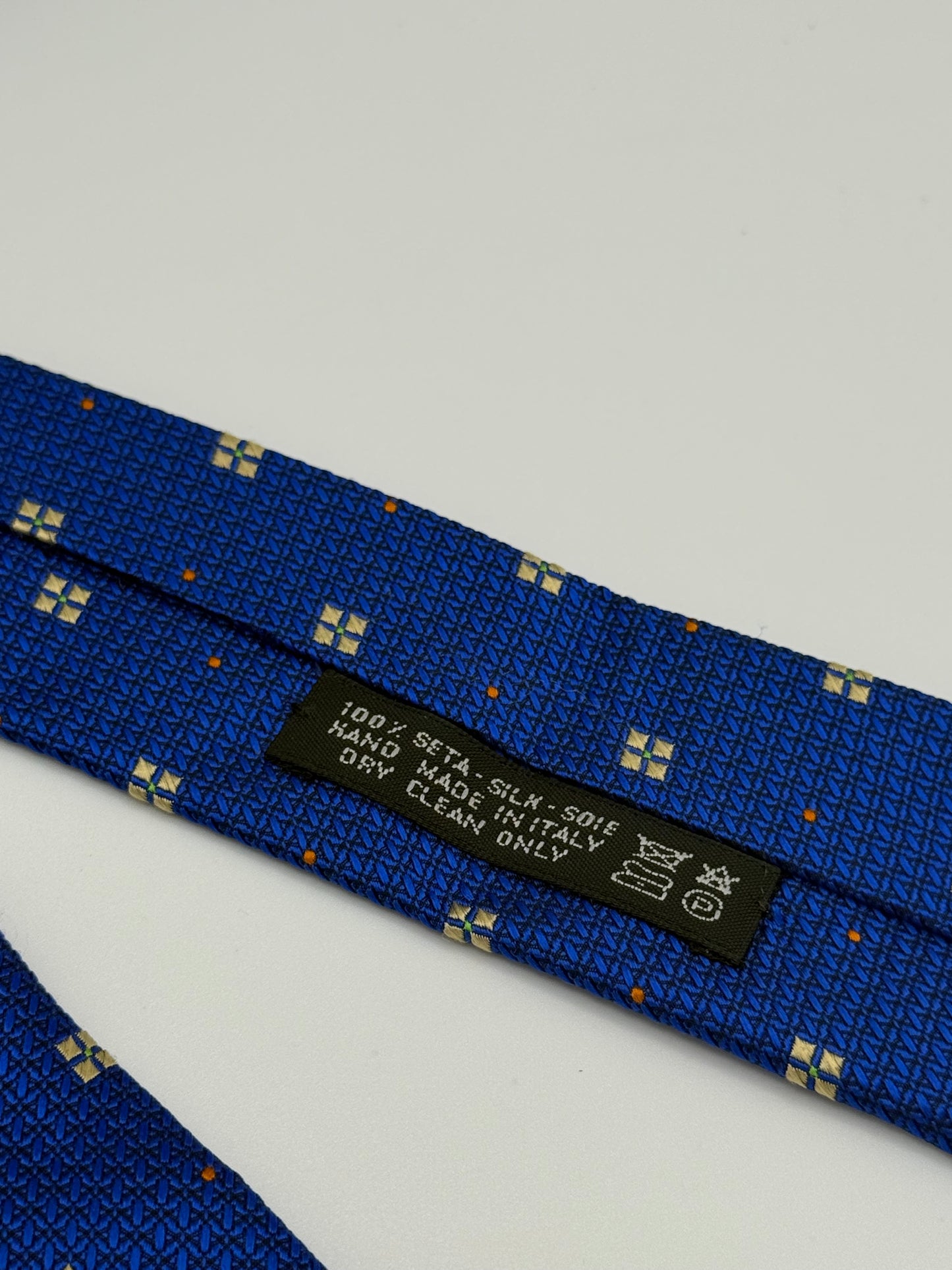 Blue Jacquard silk tie