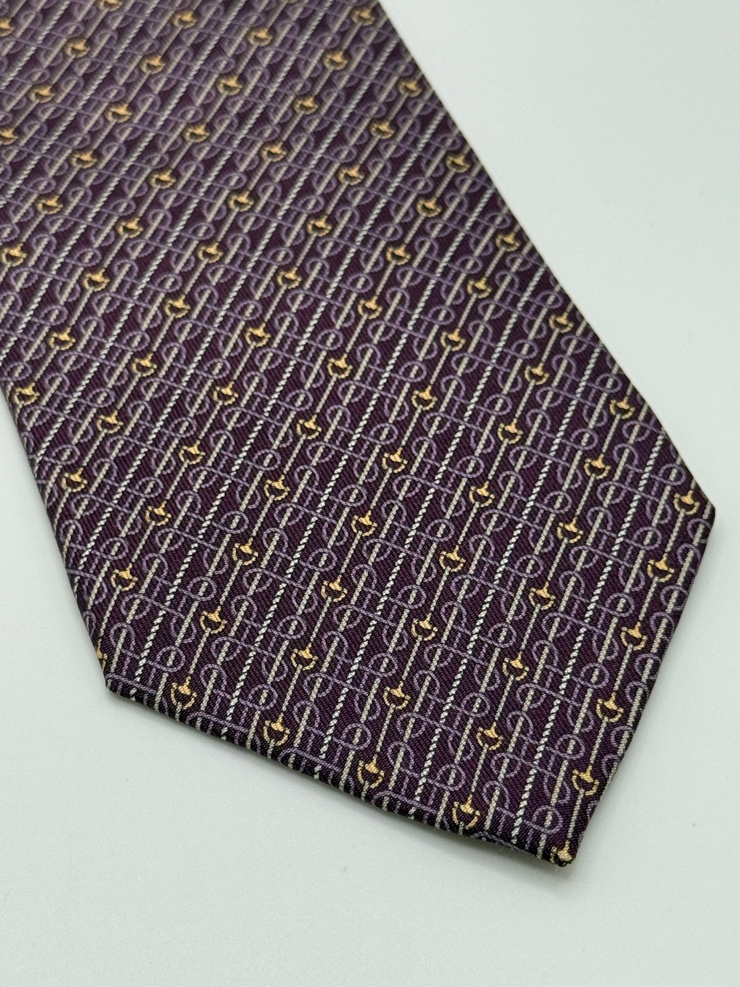Pink twill silk tie