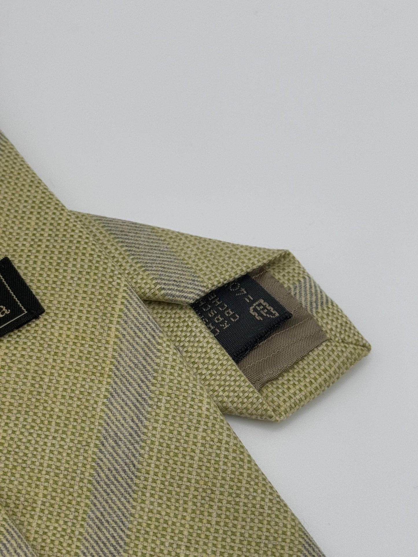 Light yellow cashmere tie