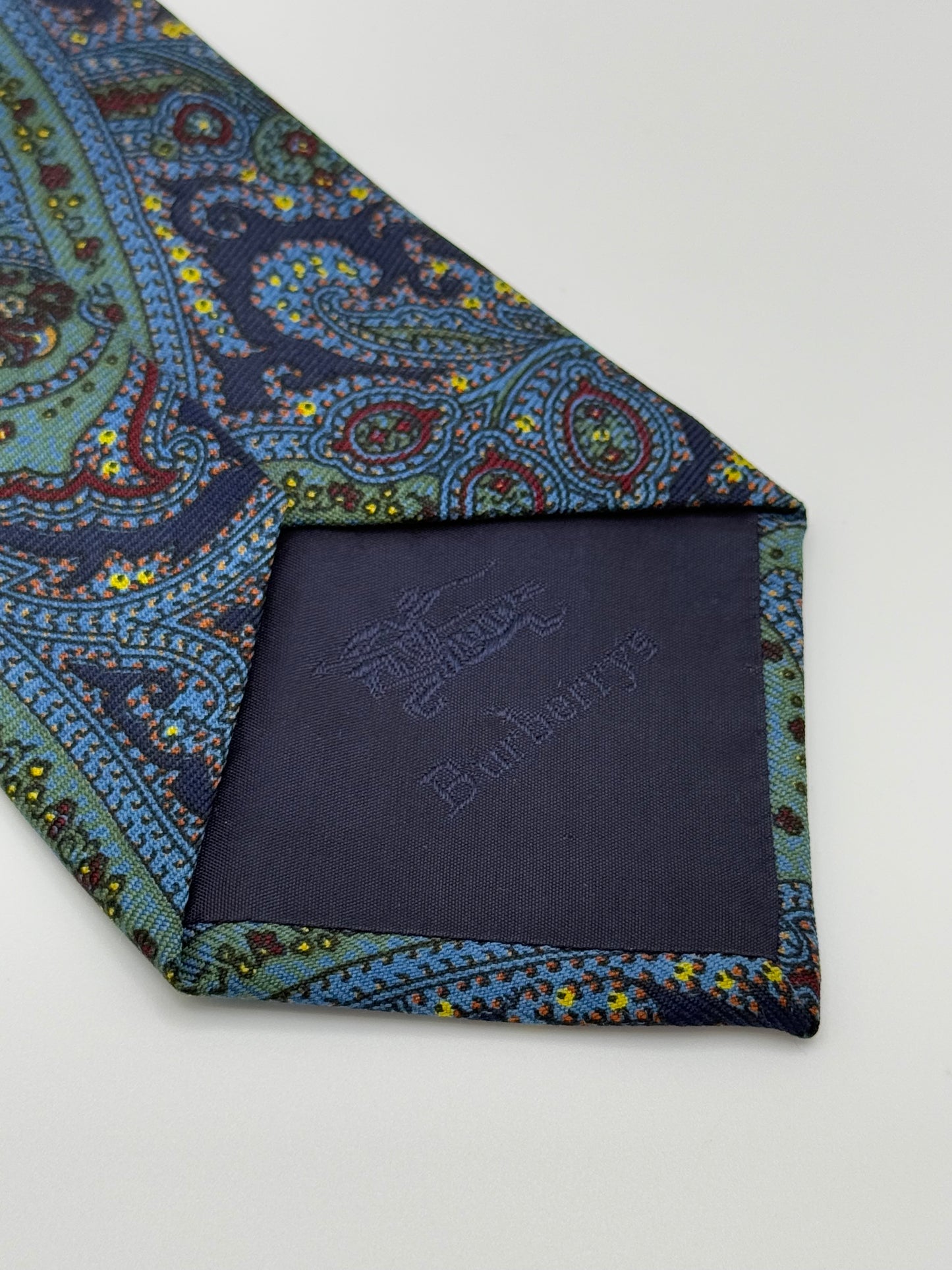 Cashmere pattern silk twill tie
