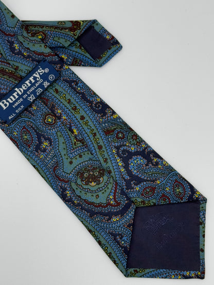 Cashmere pattern silk twill tie
