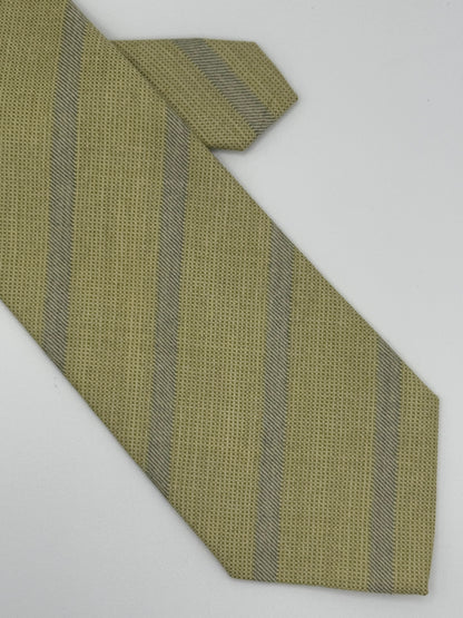Light yellow cashmere tie