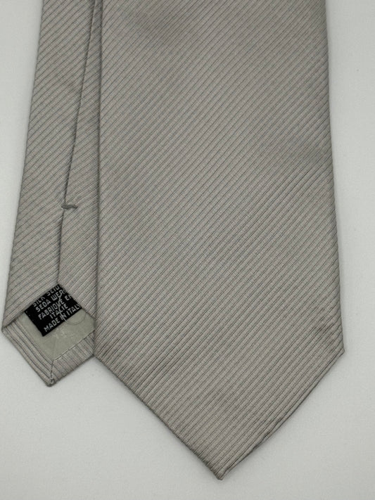 Grey jacquard silk tie