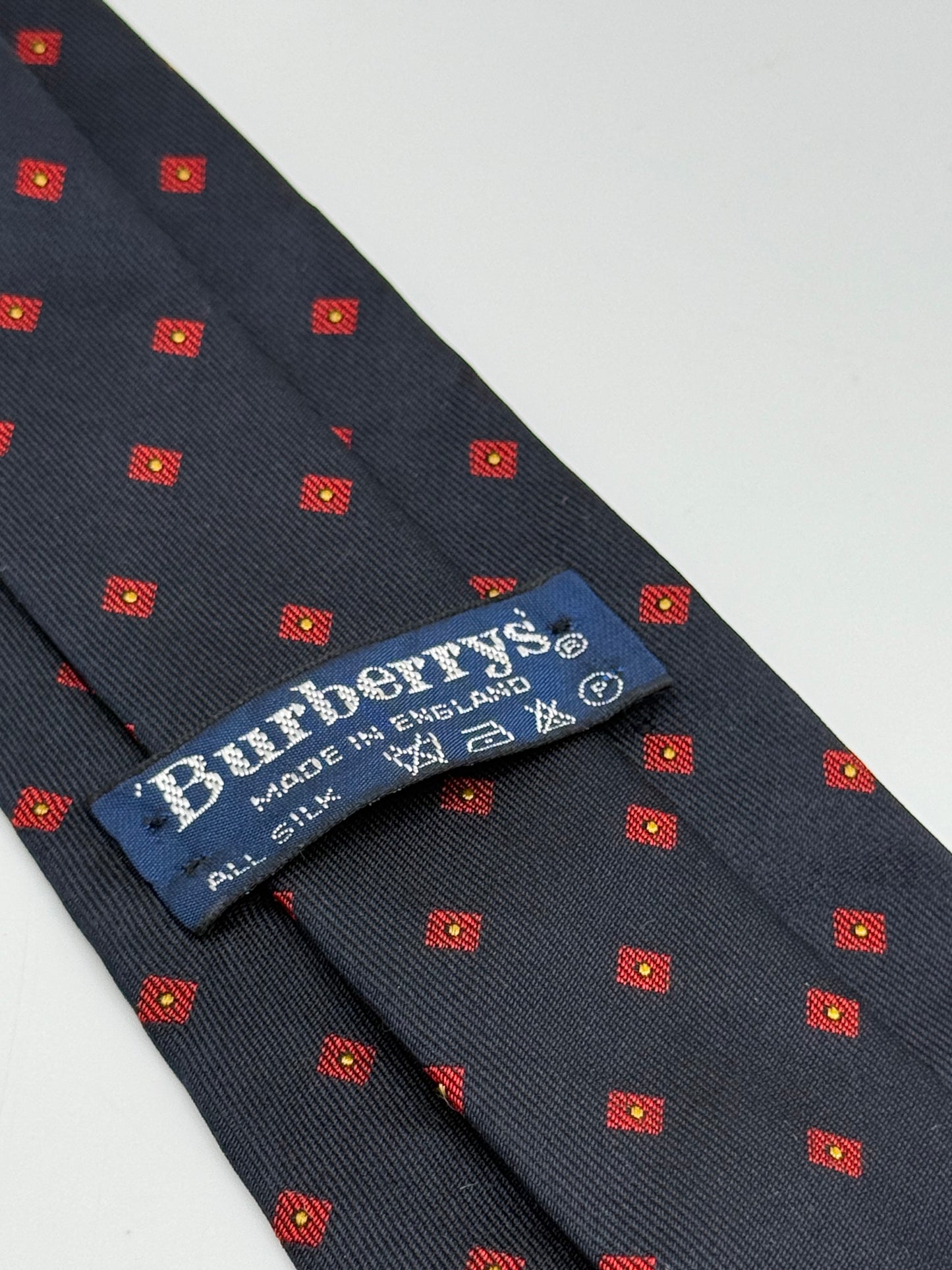 Black twill silk tie