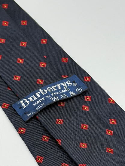 Black twill silk tie