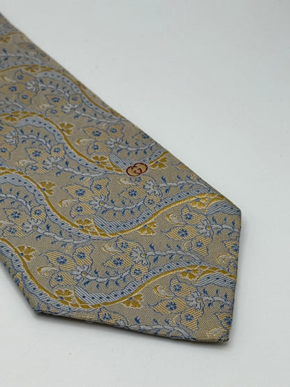Jacquard silk tie whit GG logo