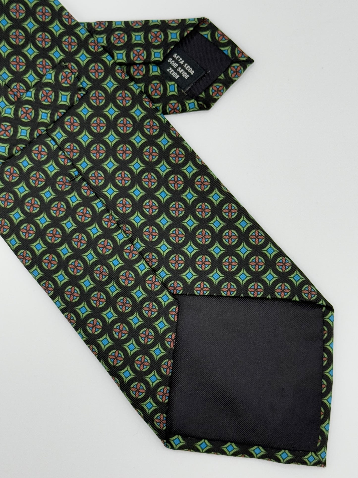 Black sartorial silk tie