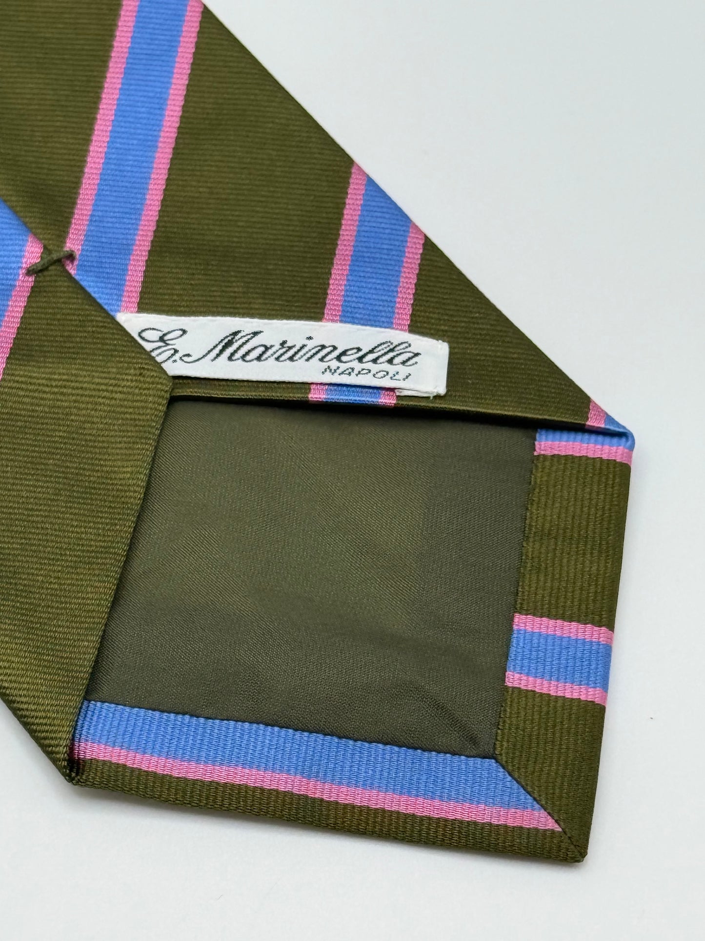 Dark green silk tie
