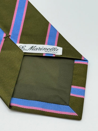 Dark green silk tie