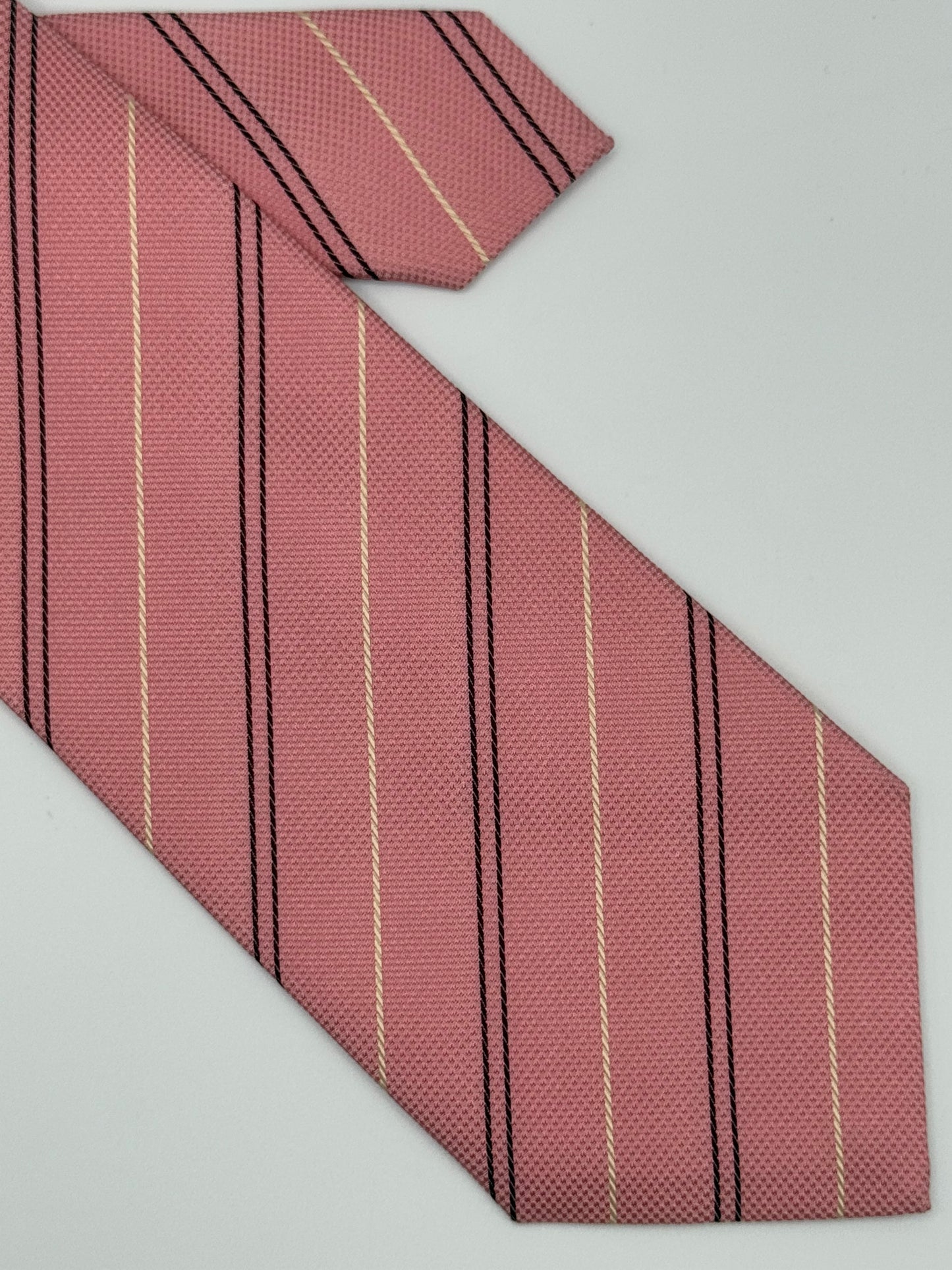 Pink sartorial jacquard silk tie