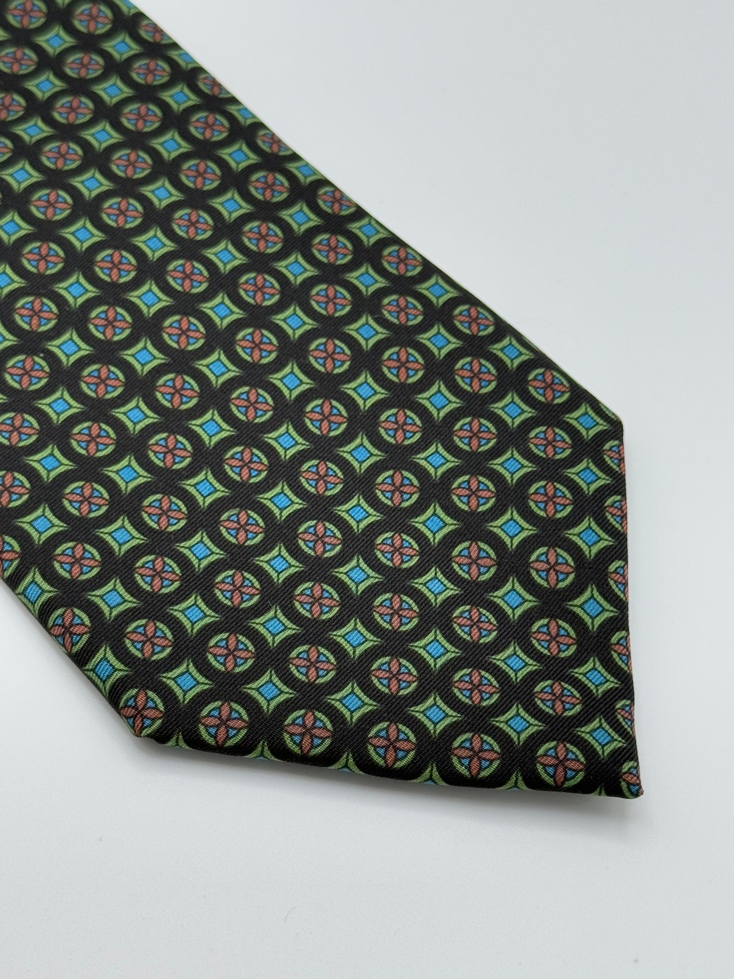 Black sartorial silk tie