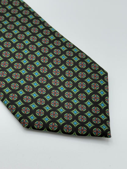 Black sartorial silk tie