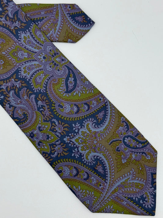 Cashmere pattern silk tie