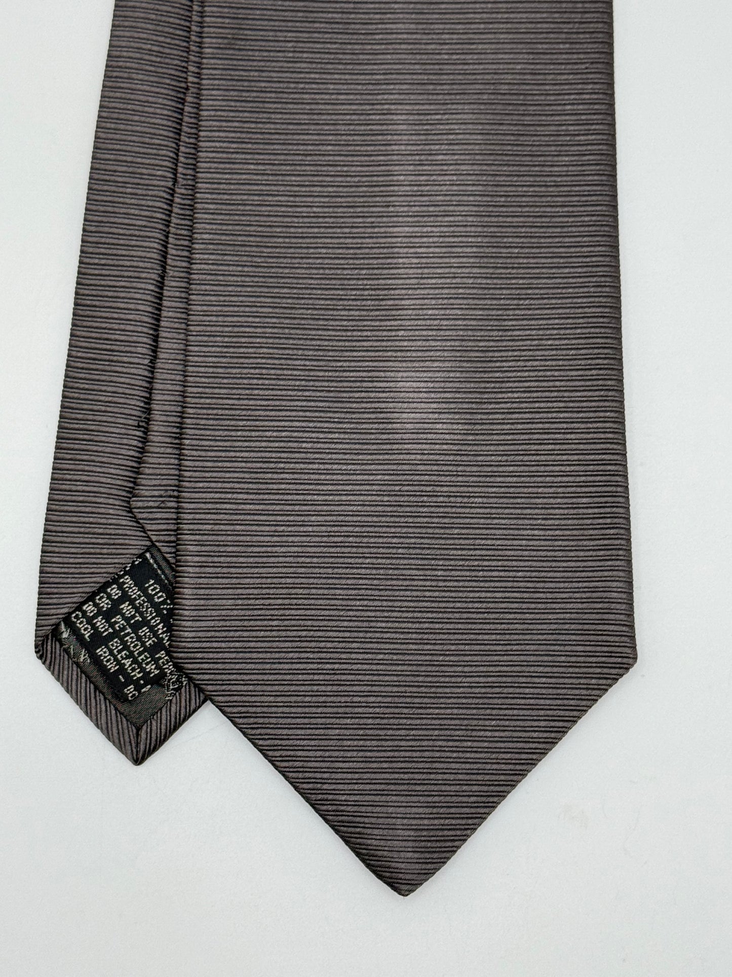 Grey jacquard silk tie