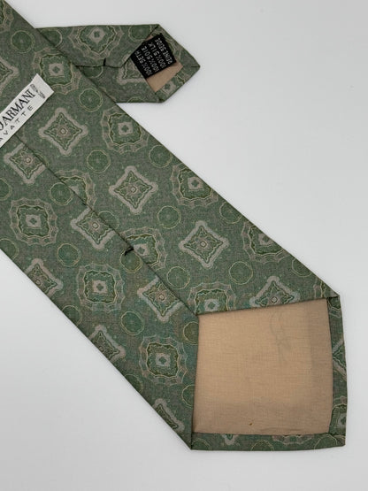 Light green silk tie
