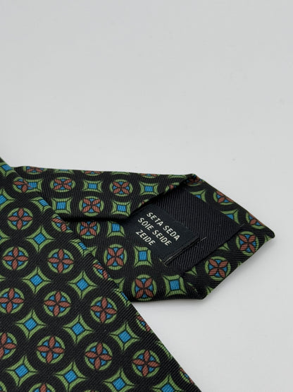 Black sartorial silk tie