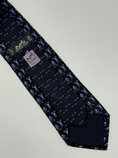 Dark blue twill silk limited edition