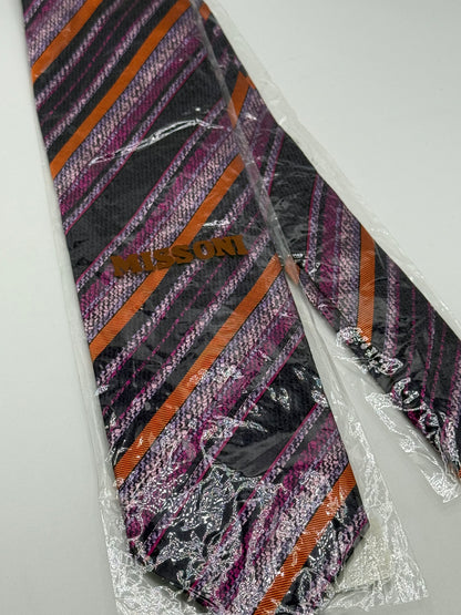 Jacquard silk tie